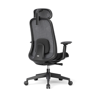 Chaise de bureau pivotante en maille respirante avec accoudoirs 4D, chaise de conférence moderne pour personnel