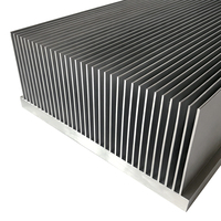 Dissipateur thermique en aluminium à refroidissement par air forcé haute puissance 173(L)*74(H)*240(P)mm pour onduleur IGBT, profil de dissipateur à faible résistance thermique