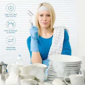 3-in-1 Kitchen Gadgets Set with <b>Removable</b> Brush Head Liquid Dispenser Sponge Soap Dispenser <b>Boxed</b> Dish Washing Brush - Product Image 3