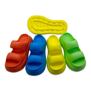 Nueva moda para mujer, zapatos de playa suaves de fondo grueso para exteriores, cómodos zuecos con punta abierta para zapatillas con amortiguación, moda de moda - Product Image 1