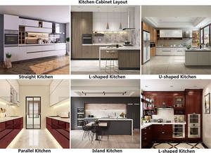 Muebles de Cocina Modernos de Fábrica, Muebles de Cocina de Aglomerado y Melamina, Muebles de Cocina Lacados al por Mayor - Product Image 5