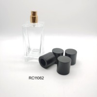 Botella de perfume de madera de Fresno natural para el Medio Ambiente tapas de madera personalizadas D28 * H30MM