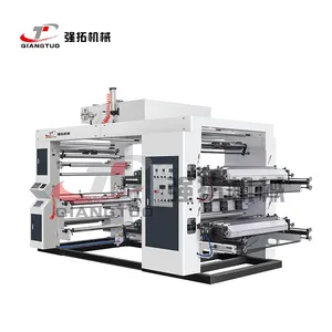 Wholesale price four color note book flexographic printing machine notebook cover printing machine