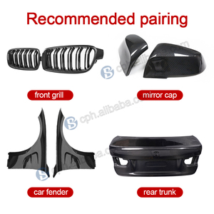 Tùy chỉnh GTS phong cách thực sợi carbon mui xe cho BMW 3 Series F30 F32 F33 F35 F36 335i 340i F35 2013 2014 2015 2016 2017 nâng cấp - Product Image 4