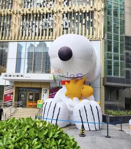 Snoopy Gonfiabile Gigante all'Ingrosso, Grande e Adorabile Modello Gonfiabile Natalizio a Forma di Cane Cartoon per Pubblicità, Promozione e Decorazione - Product Image 4