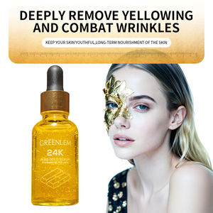 Logo personnalisé, crème hydratante anti-âge blanchissante à l'or 24 carats, essence pour le visage pour tous types de peaux - Product Image 3