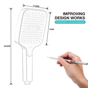 2025 пластиковый ручной душ с 3-мя насадками - Product Image 3