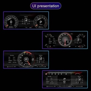 สำหรับ Infiniti Q50 Q50L Q60 ปี 2013-2024 แผงหน้าปัดดิจิตอล LCD ชุดหน้าปัดแสดงผลเสมือนจริง พร้อมระบบนำทาง GPS มาตรวัดความเร็ว มาตรวัดรอบเครื่องยนต์ - Product Image 4