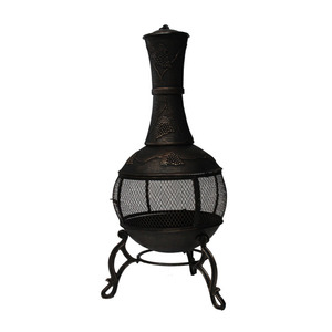 <span class=keywords><strong>Chimenea</strong></span> de acero <span class=keywords><strong>para</strong></span> exteriores de 2 años, parrilla giratoria negra <span class=keywords><strong>para</strong></span> barbacoa, <span class=keywords><strong>parrillas</strong></span> de carbón <span class=keywords><strong>para</strong></span> patio, fuego <span class=keywords><strong>para</strong></span> acampar y cocinar - Product Image 2