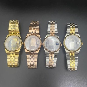 Pièces de rechange pour montre, boîtier en acier massif de 39,5 mm avec verre saphir, compatible avec le mouvement NH35 - Product Image 1