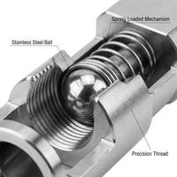 Bloc de positionnement à verrouillage rapide en acier inoxydable de précision, usiné sur mesure par CNC, avec broche à bille, disponible en OEM/ODM