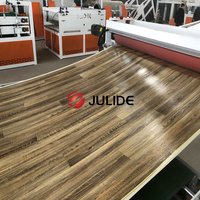 Meistverkaufte Umweltfreundliche WPC PVC Vinyl-Bodenproduktionslinie SPC Bodenbelag Fliesen Laminierung Marmorplatte Herstellung Filamentplatten