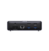 Model Terbaru MINISFORUM TB4-01 12-in-1 Thunderbolt 4 Docking Station Chip Intel JHL8440 Output Video 8K Ethernet 2.5G Kartu SD TF