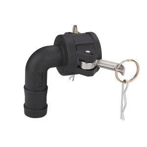 2 "dn50 ibc Clock त्वरित युग्मन एडाप्टर 90 डिग्री कोण वाल्व फिटिंग के लिए उपयुक्त है, pp ib tte स्टेनलेस स्टील तेल पानी गैस हेड बॉक्स - Product Image 2