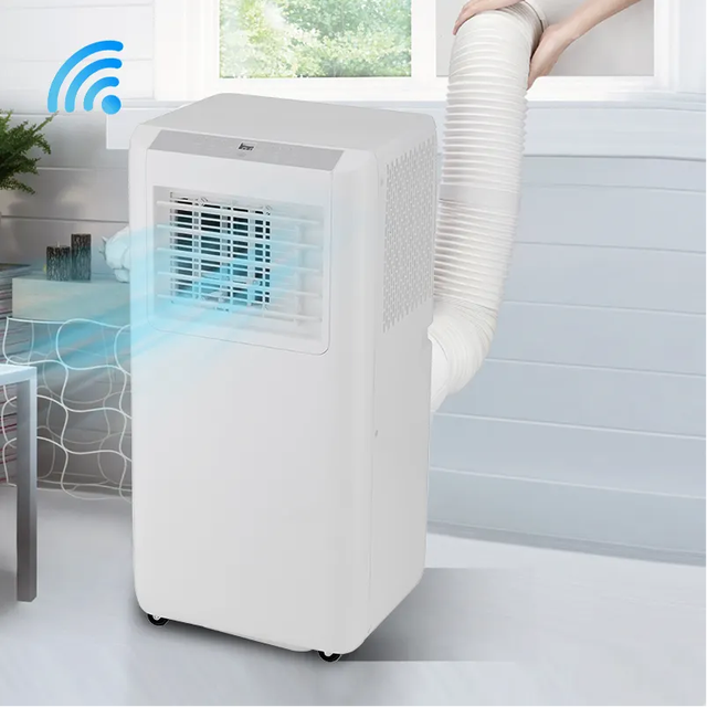 2026 New Design Electric Portable Mini Plastic 9000BTU AC Air Conditioner with Fast Cooling & WiFi for Household & Hotel Use