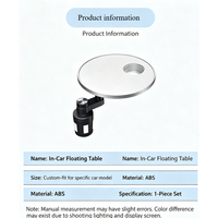 Plateaux flottants pour porte-gobelets de voiture pour ORA 5 2026, plateaux repas multifonctionnels et petites tables basses rondes, accessoires intérieurs automobiles