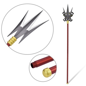 Réplica de Espada de Anime de una Pieza de 190 cm, Espada de Metal Completo de 440ss, Arma Tridente de Charlotte <span class=keywords><strong>Katakuri</strong></span> para Cosplay - Product Image 1