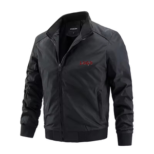 Giacca Sottile Reversibile Impermeabile con Colletto Alto OEM/ODM Personalizzata, Cappotto Autunnale Taglia Grande, Antivento Casual, <span class=keywords><strong>Abbigliamento</strong></span> <span class=keywords><strong>Uomo</strong></span> di <span class=keywords><strong>Tendenza</strong></span> - Product Image 1