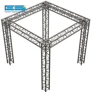 TR-10x10 Triangle Truss Trade Show Booth truss roof system universal vertical spigot truss