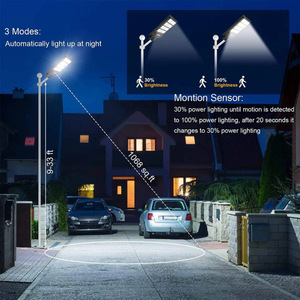 Lámpara Solar LED para Exteriores Shengxun de 800W con Control Remoto y Sensor de Movimiento - Product Image 3