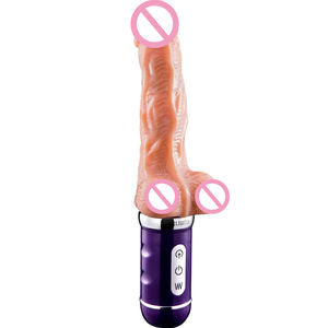 เครื่องนวดอัตโนมัติแบบสอดใส่ได้ คุณภาพสูง ขายดี พร้อมระบบทำความร้อนและระบบสั่น - ดีไซน์ซิลิโคน ABS สมจริงสำหรับผู้หญิง - Product Image 1