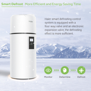 Chauffe-eau thermodynamique à air Haier, faible bruit, haute efficacité, R290, réservoir émaillé, pour utilisation en extérieur, hôtel, camping-car, onduleur complet - Product Image 6