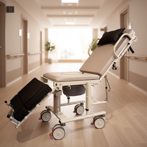 Dispositivo de Cuidado para Ancianos Postrados en Cama - Silla Elevadora para Parálisis, Inodoro Móvil Hidráulico, Silla de Transferencia - Product Image 4