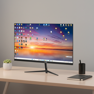 Moniteur <span class=keywords><strong>PC</strong></span> Gaming IPS <span class=keywords><strong>75Hz</strong></span> 2K sans bordure, écran plat LCD LED pour le jeu et le bureau, nouvel ordinateur de bureau - Product Image 1