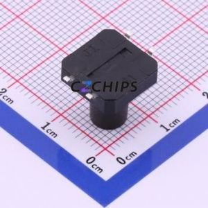 TS-1103S-B-R Tactile Switch SMD Switch Single Pole Single Throw Round Button 1.6N Vertical Mount - Product Image 2