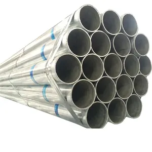 Fornecedor chinês tamanho padrão BS 1387 tubos de aço galvanizado gi pipe