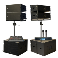 Meilleure Vente Professionnel Double Tweeters 10 Pouces 8 Ohms Enceintes Line Array Équipement Étanche Système Sonore Passif pour Événements Extérieurs