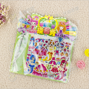 Los niños 3D de <span class=keywords><strong>dibujos</strong></span> animados corona Cosplay chica magia palo pegatinas para los niños y las niñas de juguete - Product Image 2