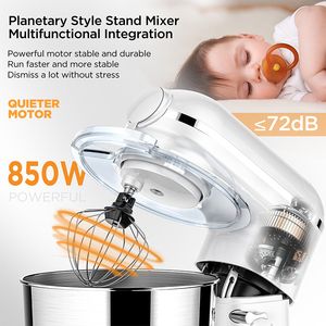 Factory Customization Kitchen Electric Cake <strong>Mixer</strong> Machines 5.5L 6.2L SUS304 Bowl Multifunction Stand Food <strong>Mixers</strong> - Product Image 4