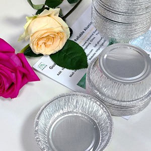 Contenedor Redondo Desechable de 5 Pulgadas, Apto para Horno, Apilable, de 350 ml, para Pan, Pastel, Repostería, Contenedor de Alimentos de Papel de Aluminio - Product Image 6