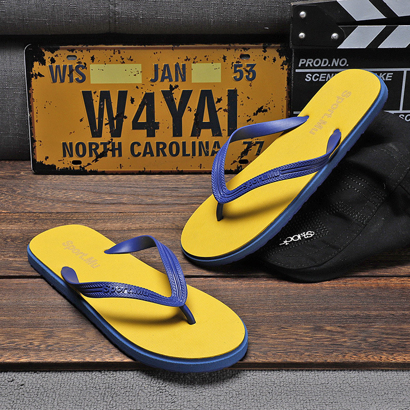 wholesale promotional flipflop men rubber slippers summer beach flip flops with logo