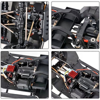 1/8th Yikong YK4082 Pro 1:8 Échelle RC Monster Crawler Car 4WD Engrenages en acier usiné et grand couple Moteur étanche RTR YK4083