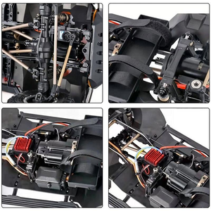 1/8th Yikong YK4082 Pro 1:8 <strong>Scale</strong> RC Monster Crawler Car 4WD Machined Steel Gears and Large Torque <strong>Waterproof</strong> Motor RTR YK4083 - Product Image 4