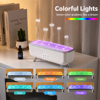 Diffuseur d'huiles essentielles intelligent avec mode de diffusion activé par la voix, télécommande et deux réglages de minuterie pour la chambre, le bureau et le studio