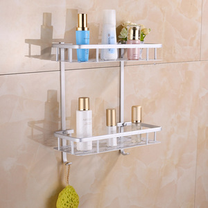 <span class=keywords><strong>Mensola</strong></span> angolare per <span class=keywords><strong>bagno</strong></span> a 2 livelli Shampoo a parete wc <span class=keywords><strong>mensola</strong></span> angolare per <span class=keywords><strong>bagno</strong></span> scaffale portaoggetti in alluminio - Product Image 4