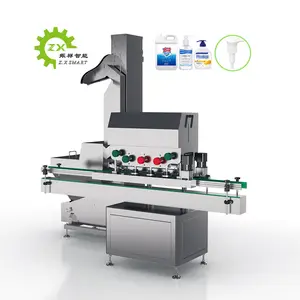 ZXSMART Accept Customized Full Automatic Linear Bottle Shower Gel Capping Machine
