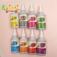 Vente d'usine bricolage Soluble dans l'eau liquide additif vibrant crème gâteau décoration cuisson Pigment 22 couleurs comestible colorant alimentaire Gel