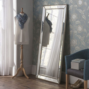 Specchio Moderno Decorativo da Parete per Soggiorno e Corridoio con Cornice in Legno Stile Veneziano - Product Image 3