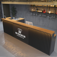 Ensemble de meubles de style industriel, comptoir de bar et armoire de réception pour salle de billard, restaurant, hôtel, salle de sport