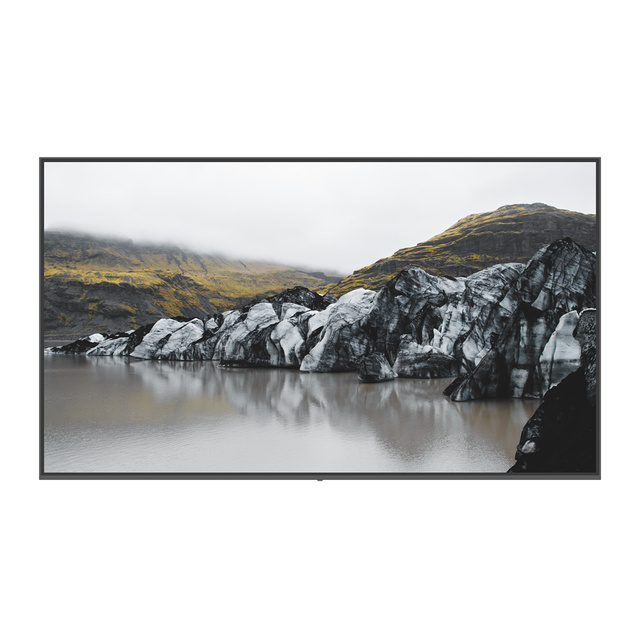 Big Size 75 85 86 98 Inch LED Screen Indoor 4K Android 9 Alum Cabinet Wall Mounted Digital Signage Display LED Panel Screen