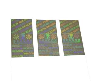 Self-Adhesive 3D Hologram Sticker Transparent PET Material Water Proof Laser Label <strong>Security</strong> Printing Custom Sticker - Product Image 3