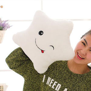Müzikli ışık Up yastık beş sivri yıldız aydınlık peluş çocuk oyuncak pırıltı yıldız şekilli gece lambası yumuşak yastık çocuklar için - Product Image 2