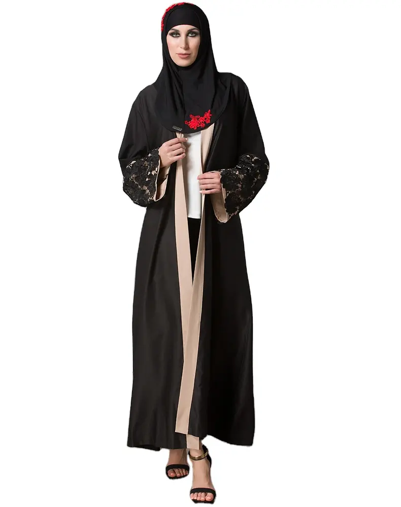 ملابس كارديجان مطرزة ، ملابس إسلامية, عباءة مطرزة ، ملابس إسلامية ، كيمونو مفتوح من الأمام بتصميم عربي ، عباءة إسلامية في دبي