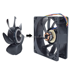 Quạt hướng trục Tidar cao cấp, vòng bi đồng, vòng bi kép, tốc độ cao, lưu lượng gió lớn, điện áp AC 110V/220V, dùng cho vỏ máy tính, kích thước 120x120x25mm - Product Image 6