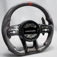Volante de Fibra de Carbono de Alta Calidad para Mercedes Benz W205 W213 W222 CLA CLS GLA GLC GLE GLS C43 C63 AMG