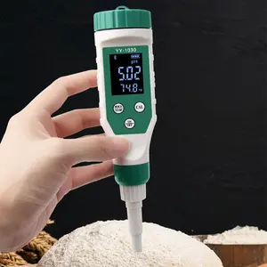 Digital Bluetooth pH Meter, 0.01 Resolution 0-14 food pH Tester with ATC for Cheese, Sushi rice, Meat, Fruit, Dough,